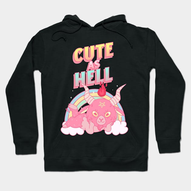 Cute as Hell Hoodie by Mota